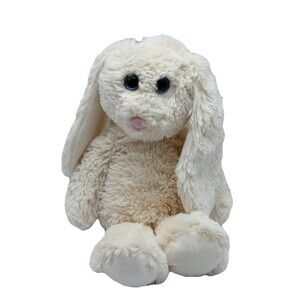 Ty Attic Treasures PEARL Bunny Rabbit Cream Floppy Plush Soft Stuffed Animal 13”